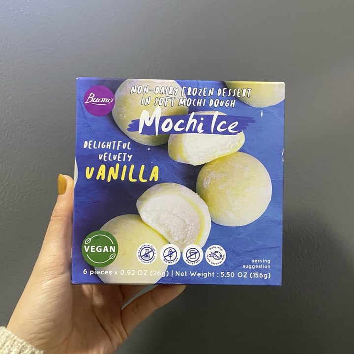 photo of Buono Buono Mochi Ice Vanilla Flavor shared by @devinageee on  18 Jul 2025 - review