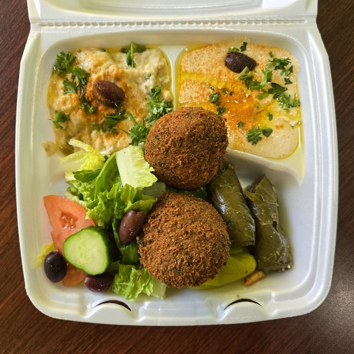 photo of Olive Mediterranean Grill Vegetarian Mix Platter shared by @agreene428 on  04 Aug 2025 - review