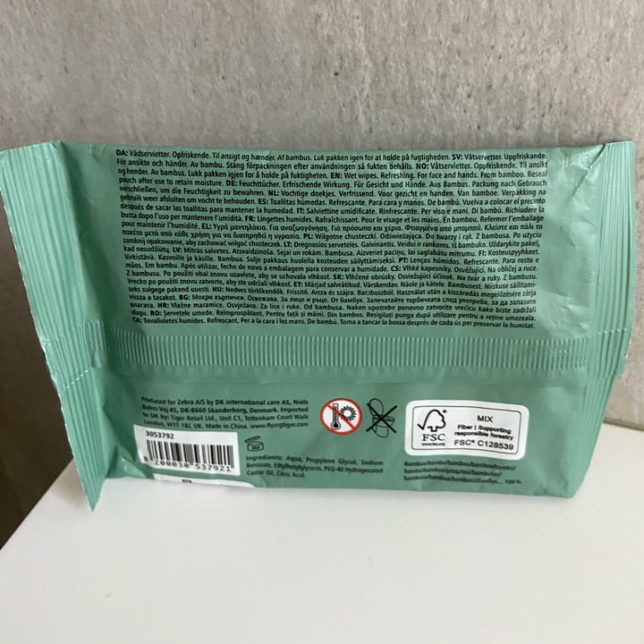 photo of Flying Tiger bamboo wet wipes shared by @andra25 on  01 Oct 2025 - review