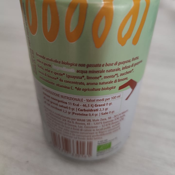 photo of WAMI Wander fuse (guayusa, menta, limone) shared by @felv on  13 Aug 2024 - review
