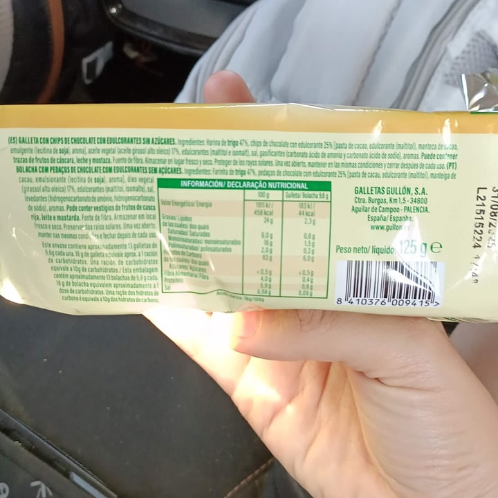 photo of Gullón Chip Choco Zero sin Azucares shared by @vegumii on  05 Jul 2024 - review
