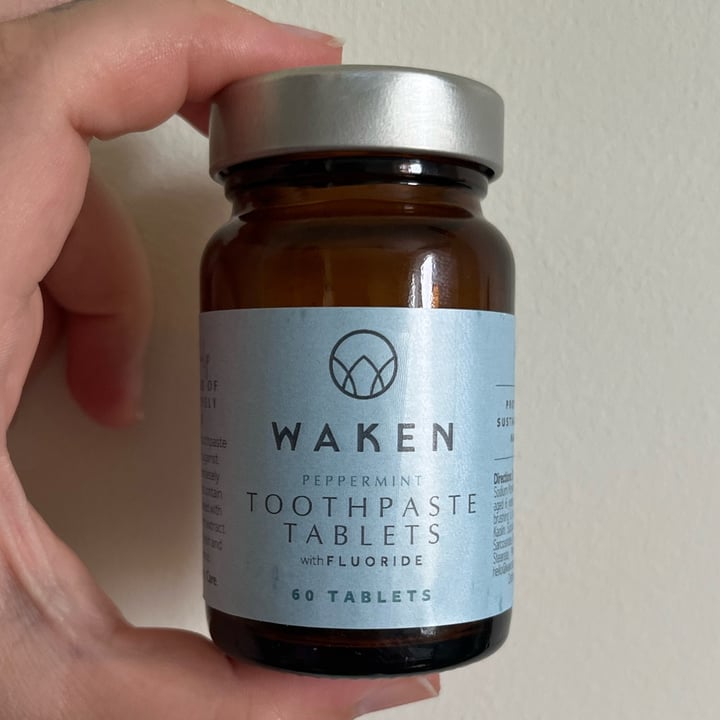 photo of Waken peppermint toothpaste tablets shared by @marruiz on  23 Oct 2023 - review