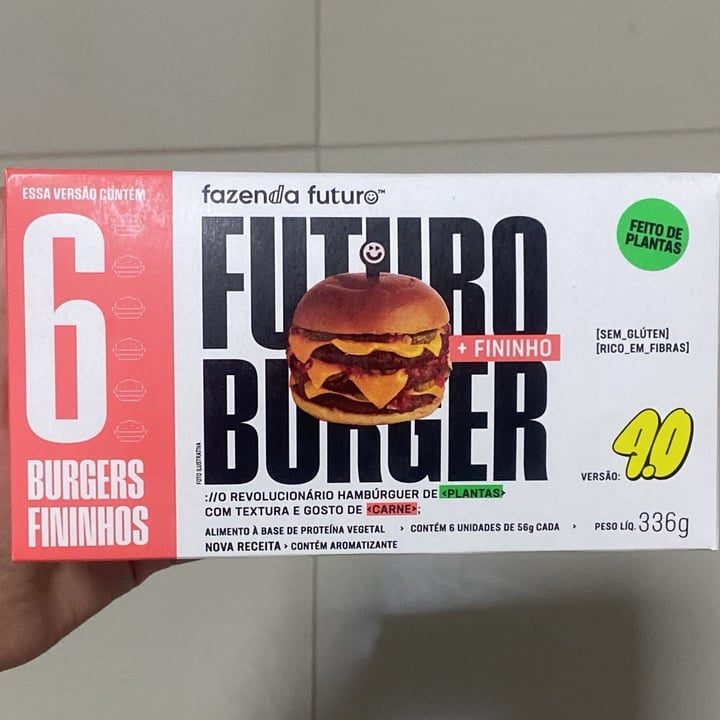 photo of Fazenda Futuro - Future Farm Burgers fininhos shared by @juliacomin on  24 Aug 2024 - review