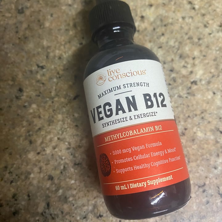 photo of Live Conscious Vegan B12 shared by @mindfuleatingrd on  14 Mar 2024 - review