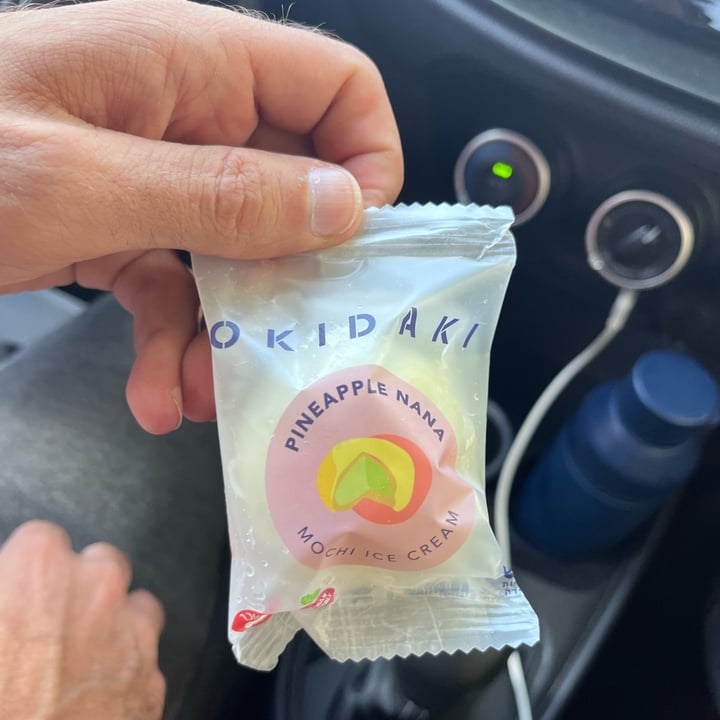 photo of okidaki Mochi Ice Cream - Pineapple shared by @matimemes on  10 Sep 2023 - review