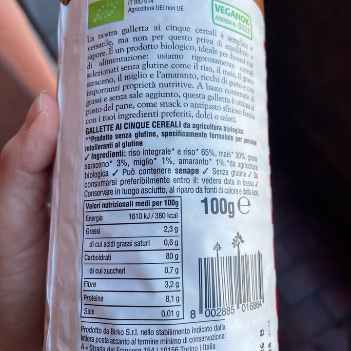 photo of Fiorentini Gallette Bio 5 Cereali shared by @vittolovestahini on  28 Aug 2025 - review
