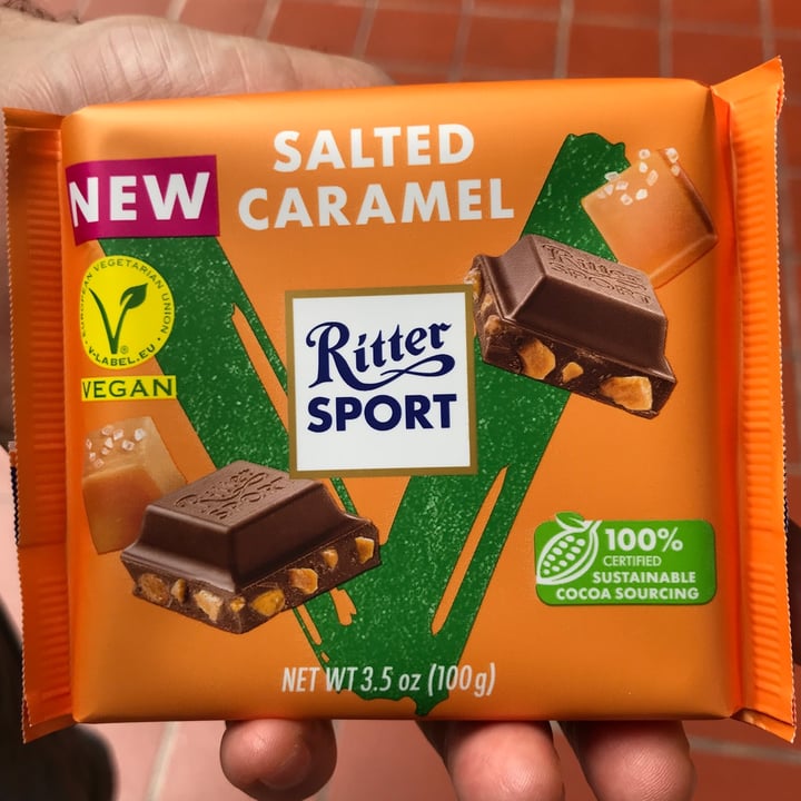 photo of Ritter Sport SALTED CARAMEL shared by @ziggyradiobear on  18 Sep 2023 - review