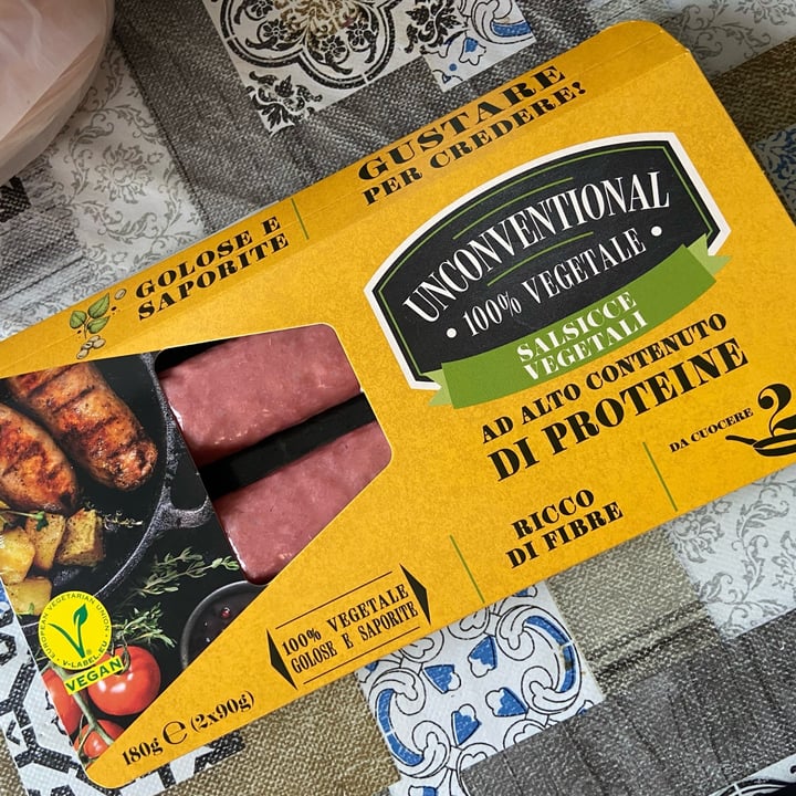 photo of Unconventional Salsicce Vegetali - Sausages shared by @pippocat on  23 Mar 2024 - review