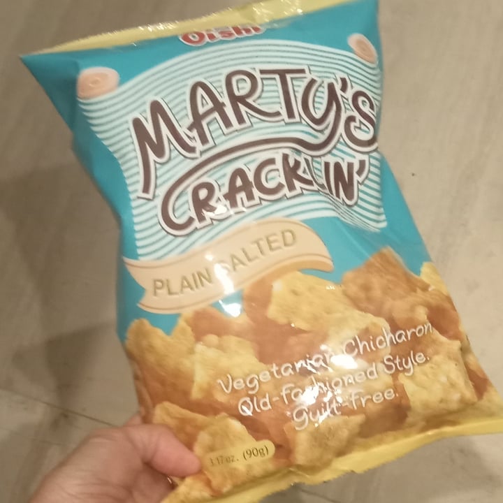 photo of Oishi Marty's Cracklins Vegetarian Chicharons shared by @kismetcandle on  07 Mar 2024 - review