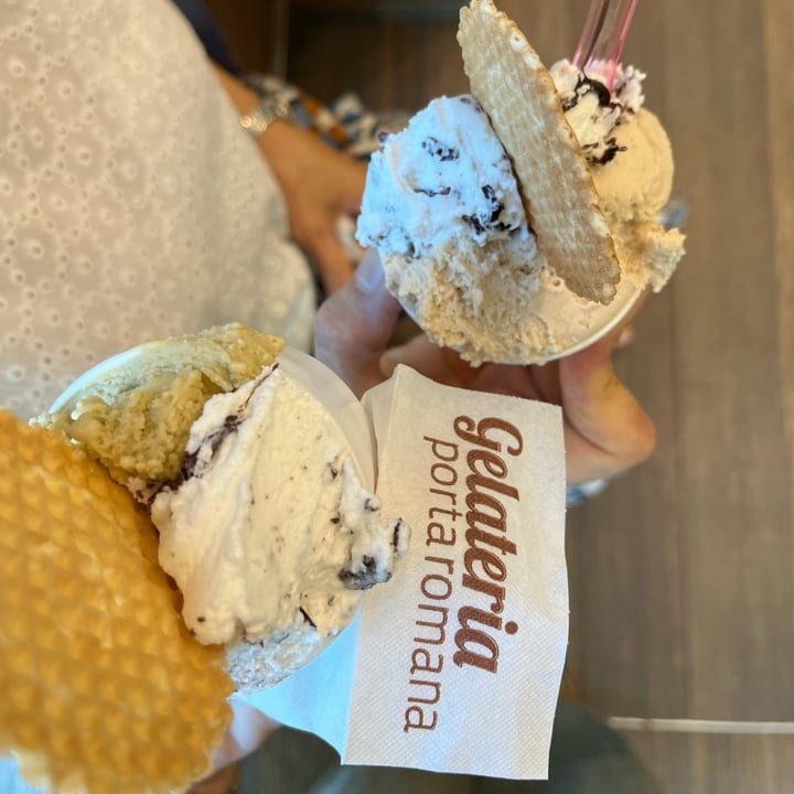 photo of Gelateria Porta Romana Gelato vegan shared by @chiaraverte on  13 Sep 2024 - review
