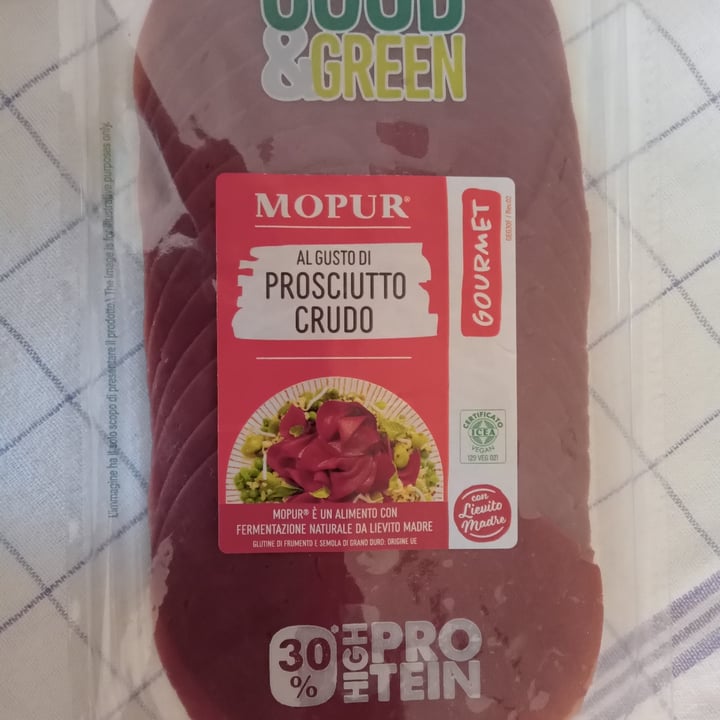 photo of Mopur vegetalfood Al gusto di prosciutto crudo shared by @fataerrante on  17 Oct 2023 - review