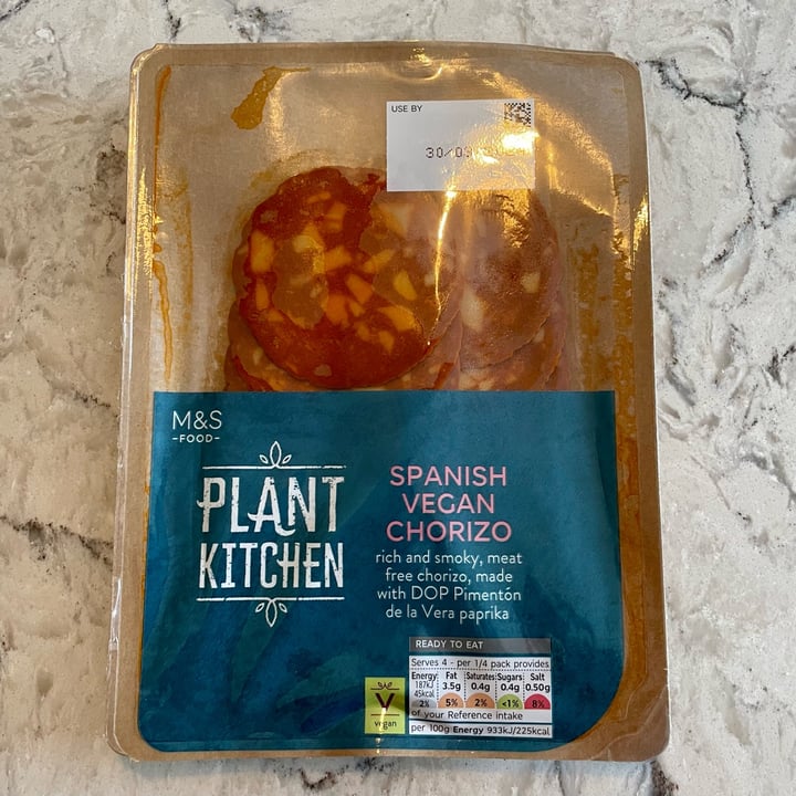 photo of Plant Kitchen (M&S) Spanish Vegan Chorizo Slices shared by @appleappleamanda on  10 Mar 2024 - review