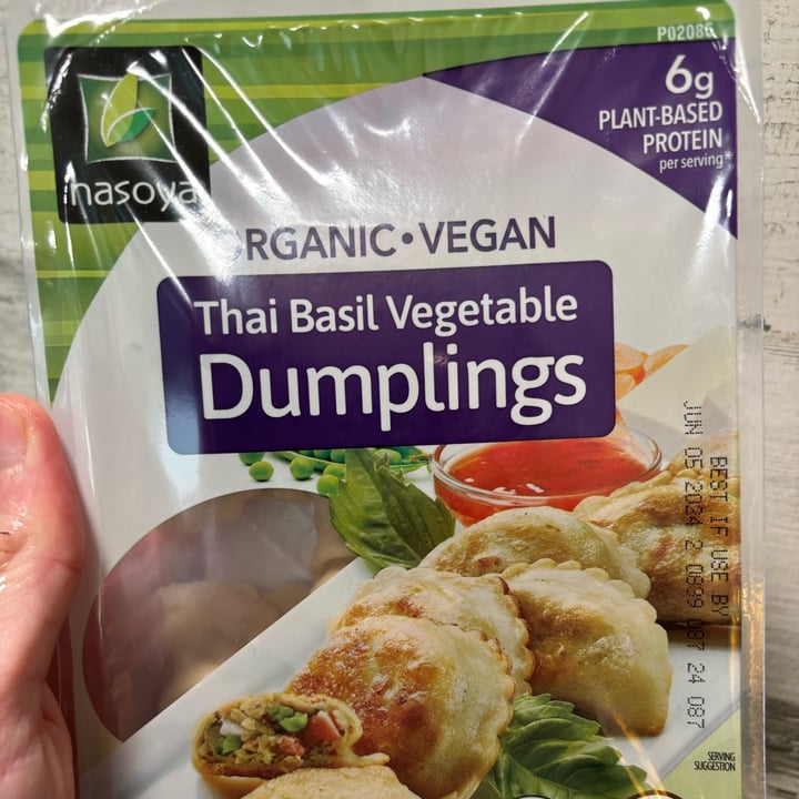 photo of Nasoya Thai Basil Vegetable Dumplings shared by @jorjor on  31 May 2024 - review