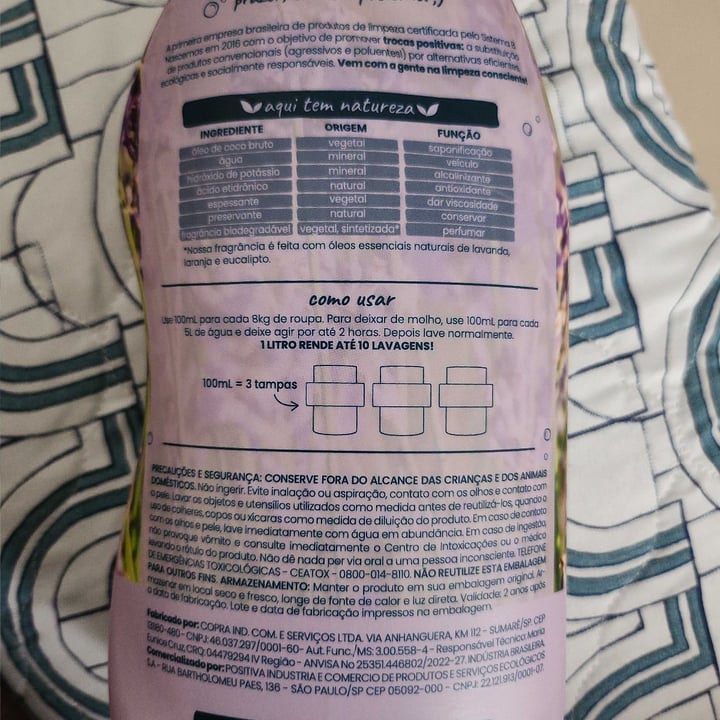 photo of Positiv.a Lava roupas shared by @anaribeiro1705 on  20 Aug 2023 - review