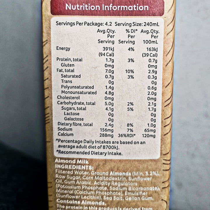 photo of Vitasoy Batista's Choice: Almond Milk For Coffee shared by @torero on  14 Sep 2025 - review