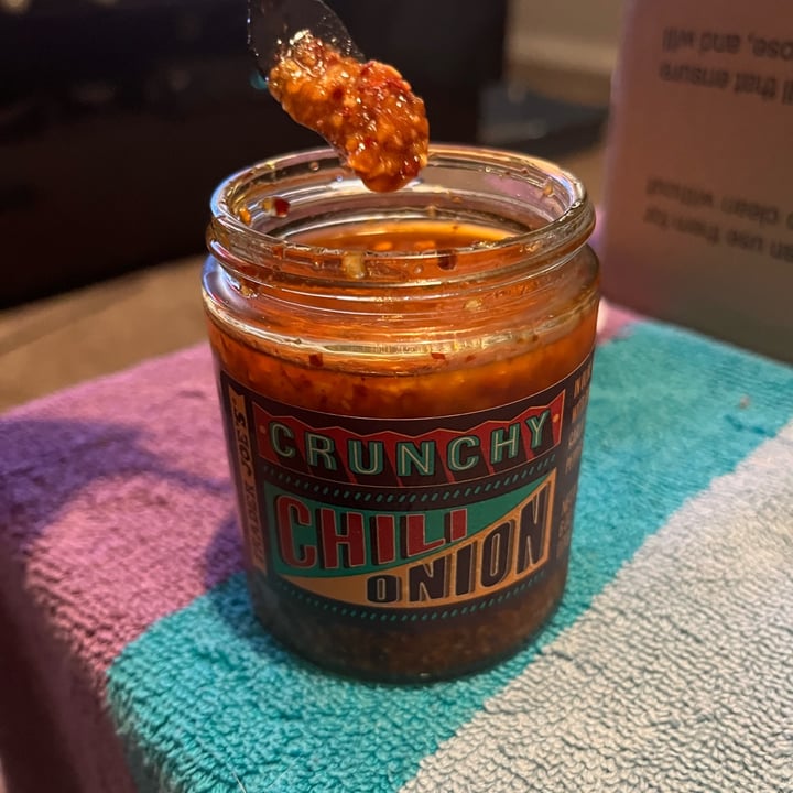 photo of Trader Joe's Crunchy Chili Onion shared by @sheamber on  24 Dec 2023 - review