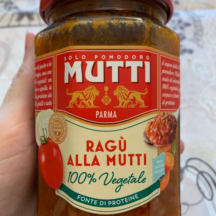 photo of Mutti Ragú Alla Mutti 100%Vegetale shared by @squizzy on  28 Sep 2023 - review