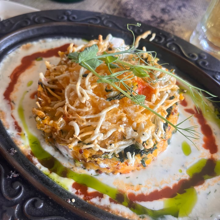 photo of Shtastliveca sweet potaro Moussaka with quinoa spinach and vegan cheese shared by @coradvil on  27 May 2024 - review