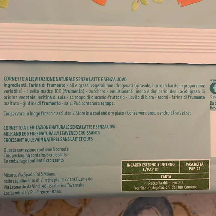 photo of Misura privolat 6 Cornetti Classici shared by @leandradg on  20 Aug 2024 - review