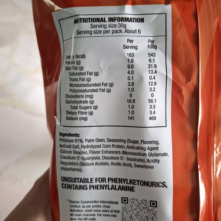 photo of Lay's Tomato ketchup shared by @sadkid08 on  08 Apr 2025 - review