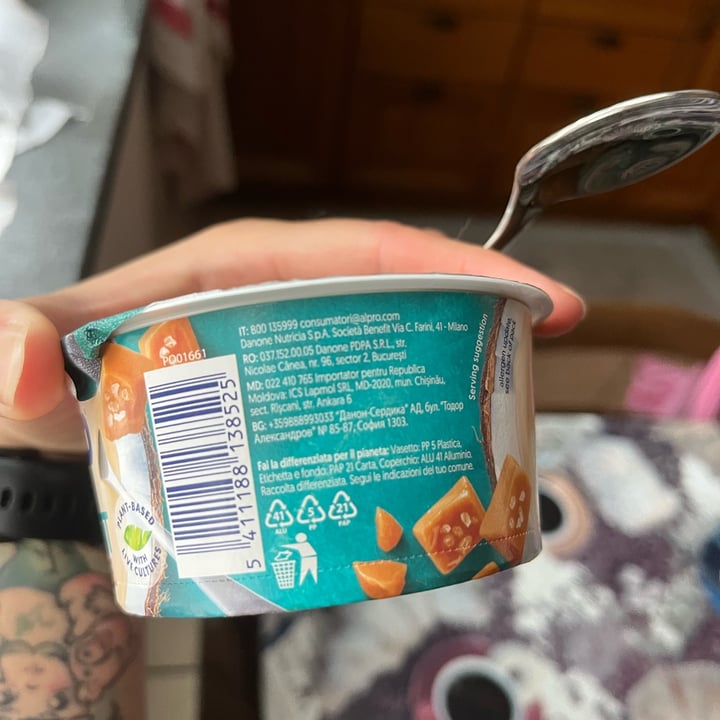 photo of Alpro Absolutely Coconut Salted Caramel shared by @lucyvegan83 on  22 Jul 2025 - review