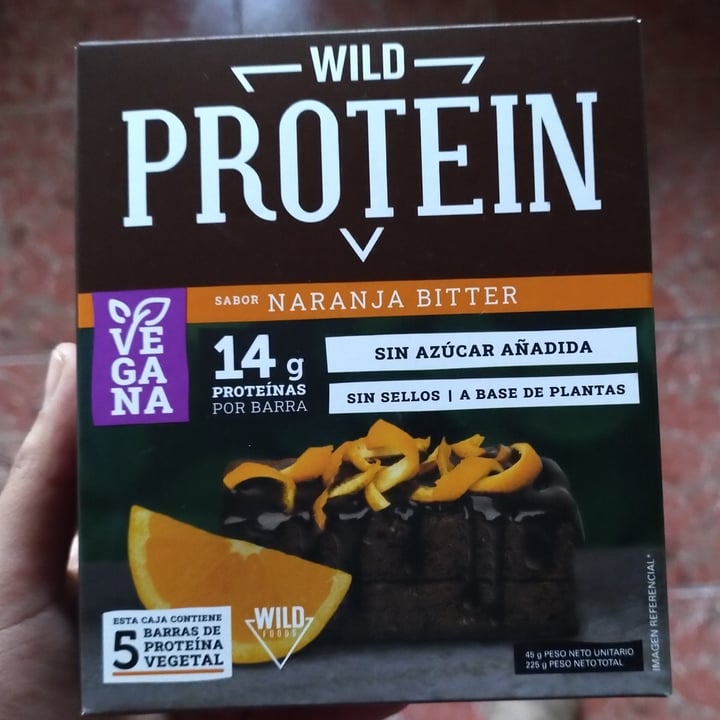 photo of Wild Foods Wild Protein Bar Naranja Bitter shared by @catamartins on  09 Dec 2023 - review