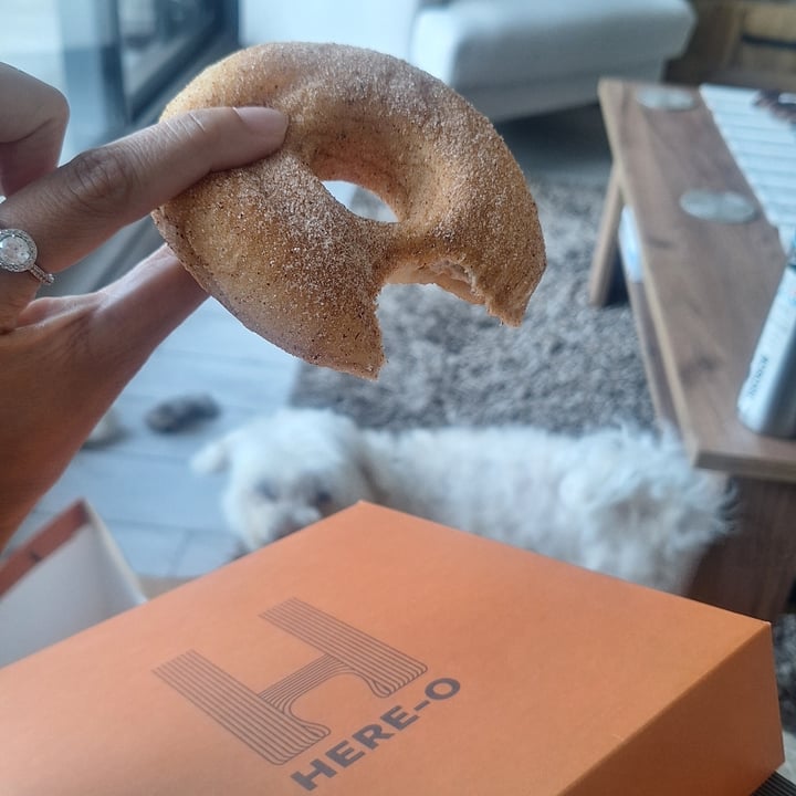 photo of Here-O Donut - Al Quoz 1 (Delivery) cinnamon vegan donut shared by @ez91 on  04 May 2025 - review