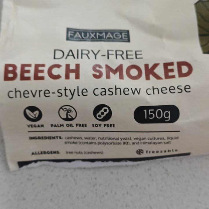 photo of Fauxmage Beech Smoked Chèvre-Style Cashew Cheese shared by @wendydee on  25 Sep 2025 - review