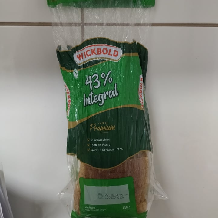 photo of Wickbold Pão 43% Integral shared by @caiofornari on  25 Sep 2025 - review