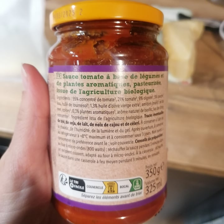 photo of Combino Sauce Bio Tomate Provençale shared by @charlix on  04 Feb 2024 - review