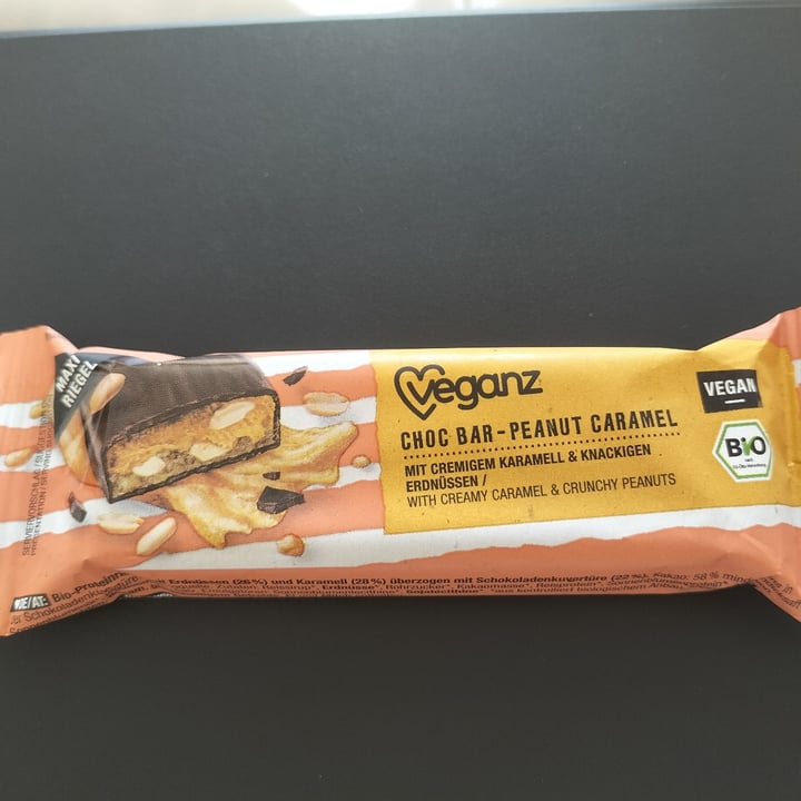 photo of Veganz Choc Bar Peanut Caramel shared by @nyssa-katie on  19 Mar 2024 - review
