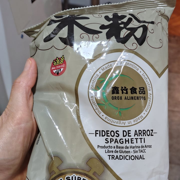 photo of Orox alimentos Fideos de Arroz Spaghetti Tradicional shared by @ncdn on  03 Oct 2025 - review