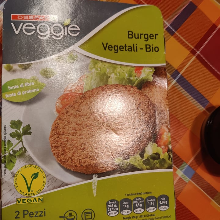 photo of Despar Veggie Burger Vegetali shared by @extraveganza on  11 Aug 2024 - review