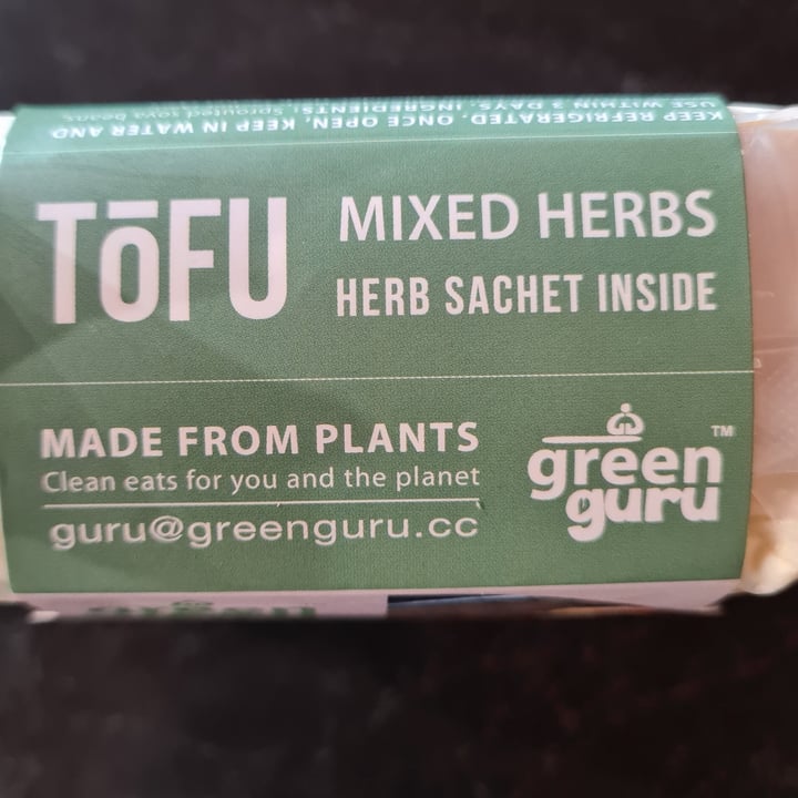 photo of Green Guru Mixed Herbs Tofu shared by @veronicagroen on  27 Mar 2024 - review