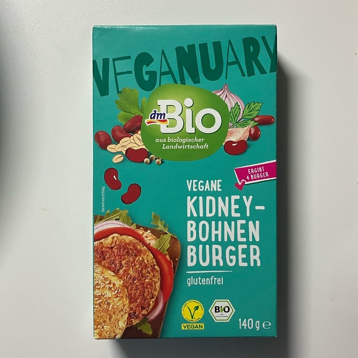 photo of Dm bio Preparato Per Burger Vegani Con Fagioli Rossi shared by @aliciottolina on  23 Aug 2025 - review
