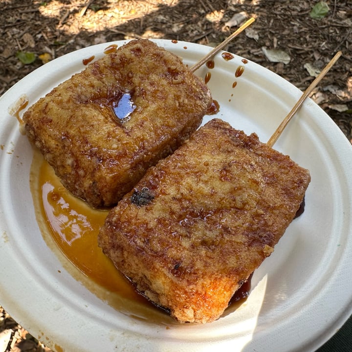 photo of Northey Street Organic Farmers Market agedashi tofu sticks shared by @itsjustmel on  07 Sep 2025 - review