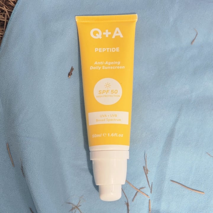 photo of Q + A Anti Aging Daily Sunscreen shared by @lorenzajac on  07 Sep 2025 - review