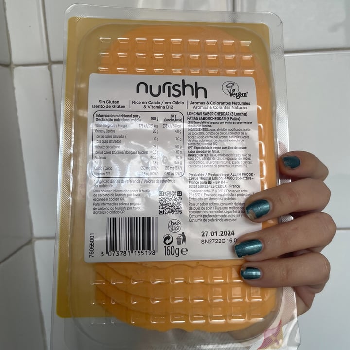 photo of Nurishh Cheddar Slices shared by @elejoyful on  12 Dec 2023 - review