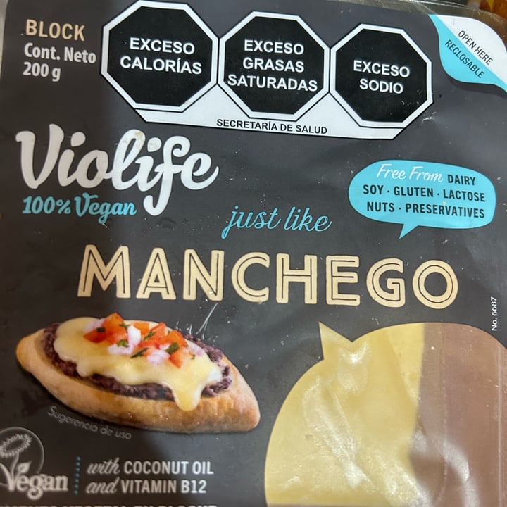 photo of Violife queso manchego shared by @tanesh-marin on  23 Aug 2023 - review
