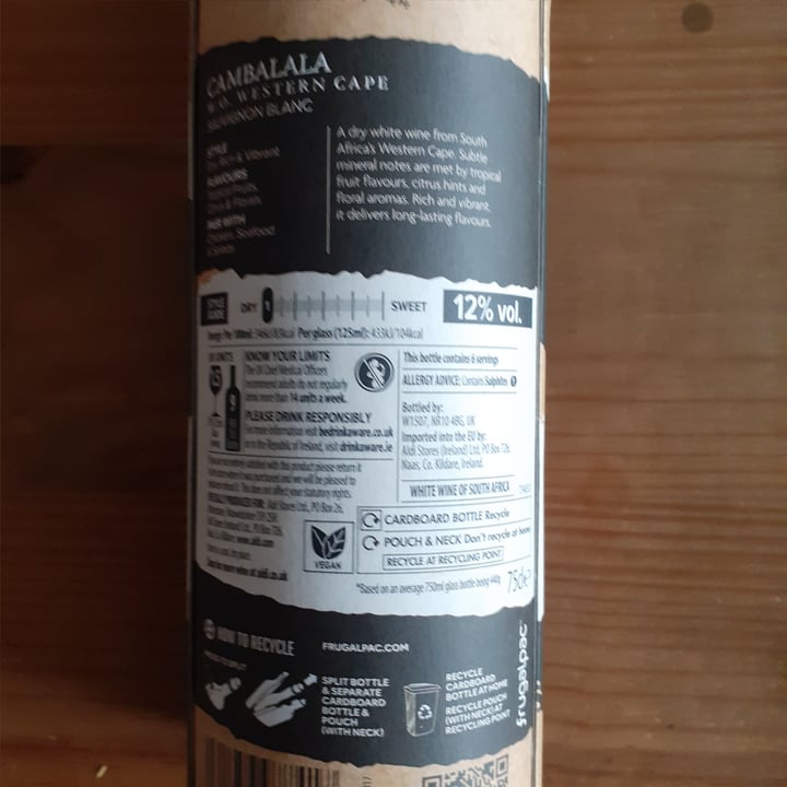 photo of Cambalala sauvignon blanc shared by @lucylou77 on  23 Mar 2024 - review