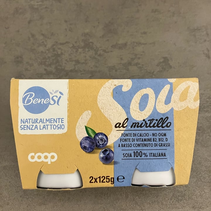 photo of coop bene-sì Yogurt di soia al mirtillo shared by @lucciola on  03 Apr 2024 - review