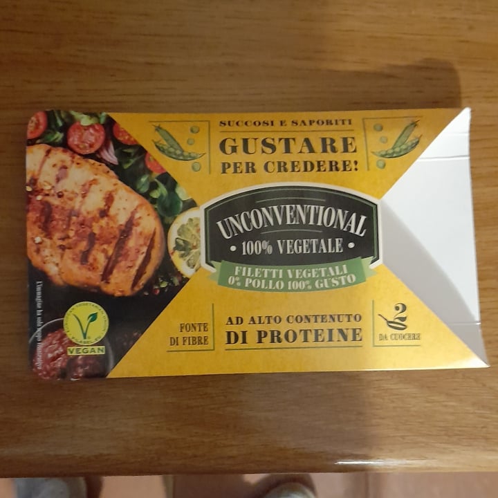 photo of Unconventional Filetti Vegetali 0% Pollo 100% Gusto - Plant Based Fillet shared by @lupogrigio on  22 Sep 2023 - review