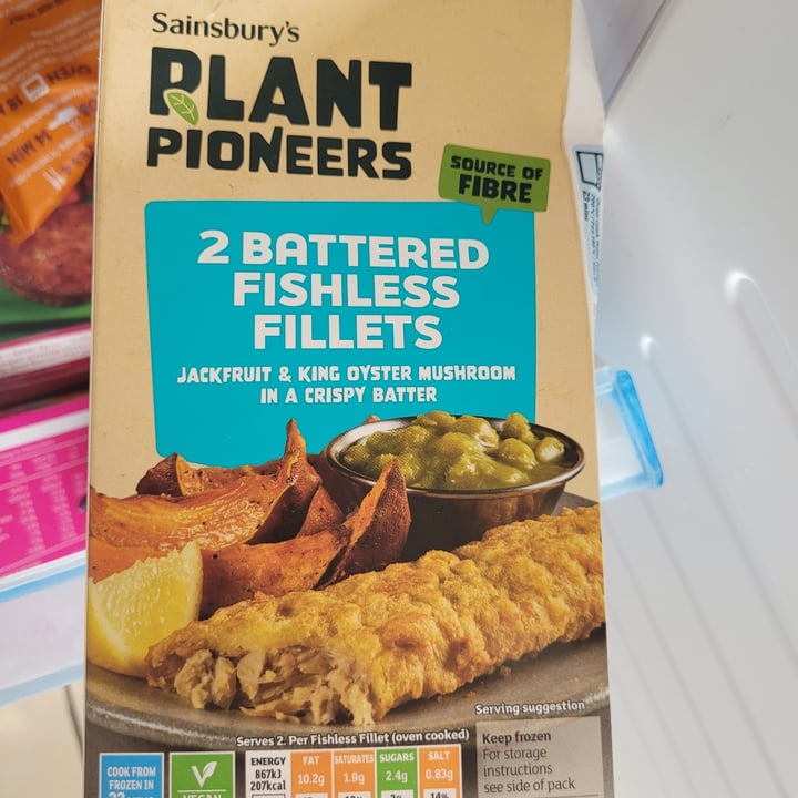 photo of plant pioneers sainsburys battered fishless fillets shared by @beadercollie on  01 Mar 2024 - review