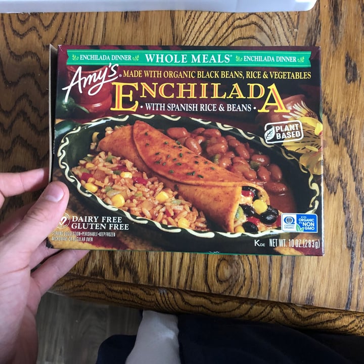 photo of Amy’s Amy's Enchilada with Spanish Rice & Beans shared by @scrup on  06 Oct 2023 - review