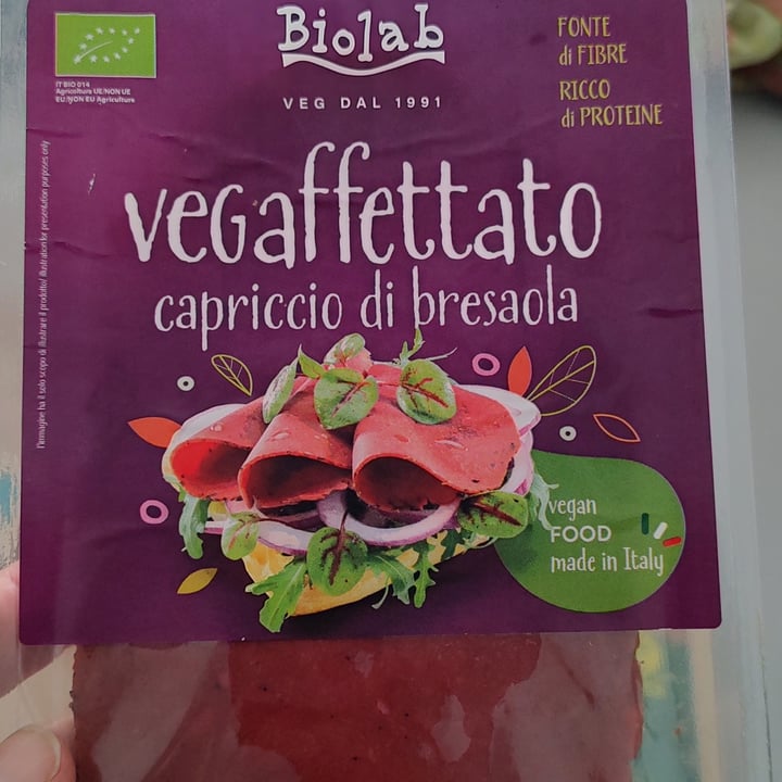 photo of Biolab Affettato vegano bresaola shared by @giuliaolisardinia on  10 Oct 2023 - review