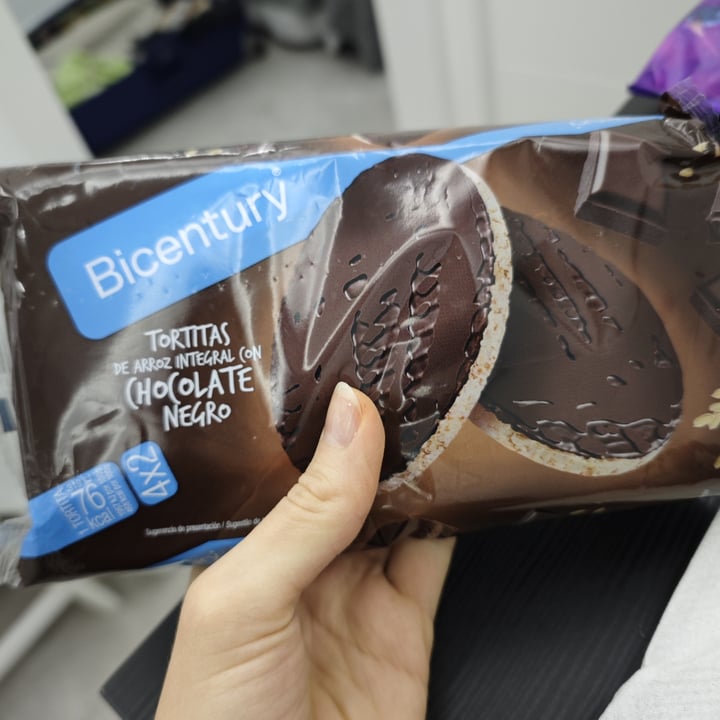 photo of Bicentury Tortitas De Arroz Integral Con Chocolate Negro shared by @harubaba on  05 Jan 2025 - review