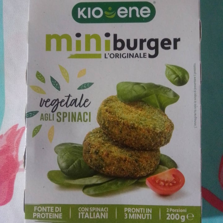 photo of Kioene mini burger agli spinaci shared by @robertaboschi on  26 Apr 2024 - review