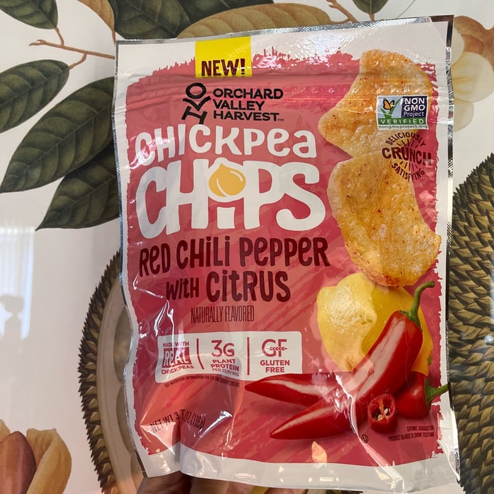 photo of Orchard valley harvest Chickpea Chips Red Chili Pepper with Citrus shared by @bandita on  20 Mar 2024 - review