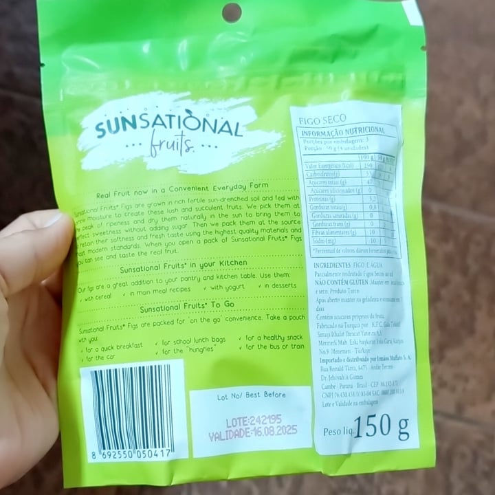 photo of Sunsational Fruits Figs - Figo Desidratado Natural shared by @carlak on  25 Nov 2024 - review
