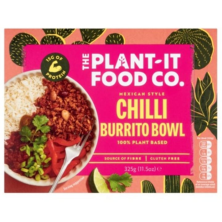 photo of The Plant-It Food Co Chilli Burrito Bowl shared by @wecanvegan on  15 Apr 2024 - review